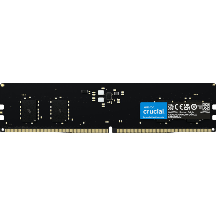 رم کامپیوتر کروشیال مدل CLASSIC ظرفیت 16GB (1 16GB) تک کاناله DDR5 سرعت 5600 مگاهرتز