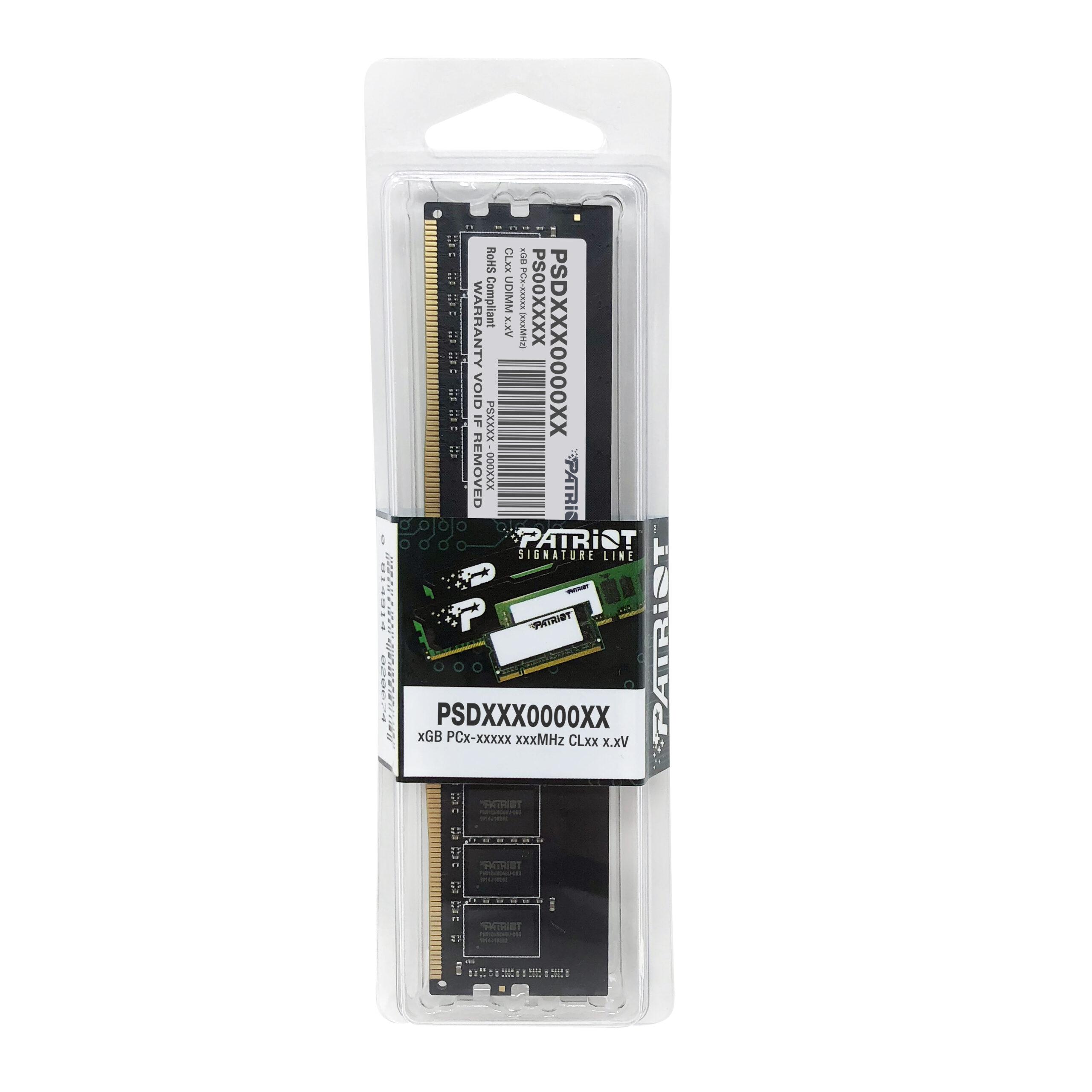 رم کامپیوتر پاتریوت تک کاناله مدل SIGNATURE ظرفیت 8 گیگابایت DDR5 سرعت 5200MT/s تایمینگ CL42 - تصویر 2
